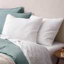 PHF Ultra Soft Waffle Weave Pillow Shams Standard Size, No Insert, 2 Pack 20" x 26" Pillowcases,Breathable & Skin-Friendly Pillow Cases, Stylish Decorative Bed Pillow Cases Covers, White
