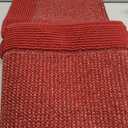 BEQHAUSE Kitchen Rugs and Mats Set of 2 Non-Slip Kitchen Mats for Floor, Absorbent and Stain Resistant Kitchen Runner, Machine Washable Rugs for Kitchen, Laundry & Sink, 24"x36"+24"x60", Red