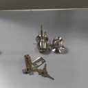 BESTTEN Keyed Entry Door Knob with Lock, Interior and Exterior Door Lock, Standard Ball, Satin Nickel