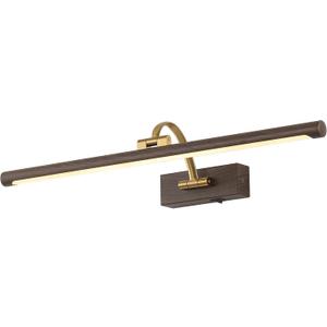 Tassuowell LED Picture Lights for Wall Rechargeable, Battery Operated Art Light for Paintings (Wood Grain, 23.6inch)