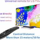 for LG TV Remote Control Replacement, for All lg Universal Remote Control para tv 2025-2015, Infared remoto, No Voice or Pointer (Not Original, Not OEM)