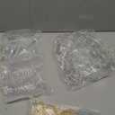 Irenare 100 Pcs 2 oz Plastic Martini Glasses and Cocktail Picks Set Disposable Clear Cocktail Dessert Glasses Unbreakable Mini Cups for Wedding Party Wine Appetizers Food