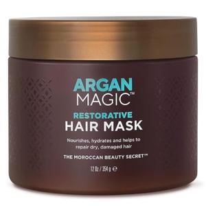 Argan Magic Restorative Hair Mask - Protein Rich Conditioning Hair Mask that Hydrates, Restores And Repairs Damaged Hair | Made in USA, Paraben Free, Cruelty Free (12 oz)