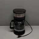Coffee Makers, 12-Cup Coffee Machines with Reusable Filter, Coffee Pots, Black & Stainless Steel