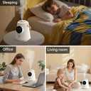 YOGIN Baby Humidifier for Bedroom Nursery 2.5L Ultrasonic Cool Mist, Ultra-Quiet & Safe for Sleep, Auto Shut-Off, Adjustable Mist, Easy Clean, BPA-Free, for Baby and Kids Room