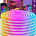 SINLEY Led Neon Rope Lights 100FT,Control with App/Remote,Flexible Led Rope Lights,Multiple Modes,IP68 Outdoor RGB Neon Lights Waterproof,Music Sync Gaming Led Strip Lights for Bedroom Indoor