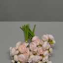 Floroom Ranunculus Artificial Flowers 18 Pcs Blush Faux Silk Mini Ranunculus Bulk Fake Wedding Filler Flowers for DIY Pink Bouquets, Centerpieces, Bridal Shower Decorations & Arrangements