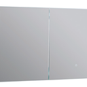 35 in. W x 26 in. H Rectangular Wall Mounted LED Light Medicine Cabinet with Mirror, Anti-Fog, Double Doors