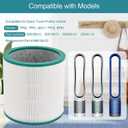 2 Pack Dyson TP02 Air Purifier True HEPA Filters Replacement for Dyson Pure Cool Link TP01, TP02, TP03, AM11, BP01 Tower Air Purifier, Compare to Part # 968126-03 2 Pack TP02 Air Purifier True Filters