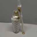 Glass Cocktail Shaker Set with Built-in Strainer  16oz Thickened Pineapple Glass Gold Shaker Set, Gold Jigger & Bar Spoon with Muddler for Home Bar/Trolley Dcor/Margaritas/Martinis