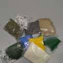NWFashion 9 Bags Total 300Gram Scenery Basing Material KitStone,Snow,Grass,Moss Stick,River,Desert