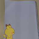 Pikachu Blank Unruled Spiral Notebook, About 60 Sheets, 7.3 x 10.3 Inches, About 60 Sheets (Blue)