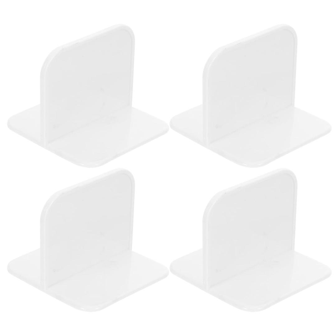 Vaguelly 4PCS Adhesive Furniture Anchors,Anti Tip Furniture Wall Anchors for Baby Proofing, Plastic Playpen Stabilizer Home Supplies for Child Safety