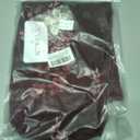 XXTAXN Women's Sexy Tube Strapless Floral Pattern Ruched Bodycon Date Night Mini Dress with Bow Tie (Winered Printing)