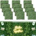 Luyue 12PCS 2020 Boxwood Panels, Artificial Grass Wall Panels Fake Greenery Backdrop Wall Grass Backdrop Artificial Plant Walls for Outdoor Indoor Garden Fence Backyard