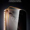 3 Pack for iPhone 16 Tempered Glass Privacy Screen Protector, Dust Free CABIN, Auto Positioning, Bubble Free, Privacy Protection, Easy Installation,9H+ Hardness