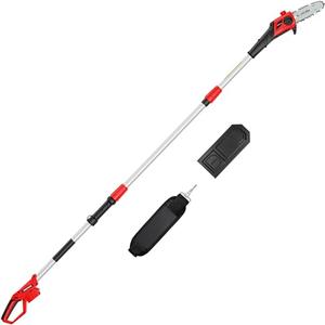 HEINPRO Cordless Pole Saw 8-Inch Compatible with Milwaukee M18 Battery, Electric Pole Saws for Tree Trimming Battery Powered, Extension Up to 14.2-Feet Pole Chainsaw (Battery not Included)