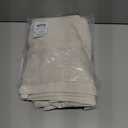 NICETOWN Natural Linen Curtains 84 inch Long 2 Panels Set, Grommet Top Thick Linen Burlap Semi Sheer Vertical Drapes Privacy Assured with Light Filtering for Bedroom/Living Room, W55 x L84