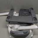 Potty Training Seat, SKYROKU Upgrade Toddler Toilet Seat for Kids Boys Girls, 2in1 Potty Training Toilet, Splash Guard Anti-Slip Pad Step Stool,New Sector-Shape Stabilized Base and heavier (8899 Grey)