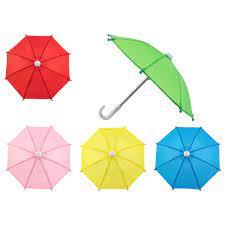 AUEAR, 5 Pack Colorful Mini Umbrella Cute Tiny Small Sunny Rainy for Photography Props Home Decoration Supplies