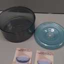 Decflow 1.2Gallon Dog Water Bowl No Spill, 4.5L Large Capacity Spill Proof Dog Bowls with Transparent Floating Disk, No Splash Slow Drinking Water Bowls for Sloppy Messy Drinkers (Gray)