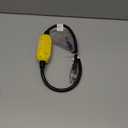 EP 3 Ft Lighted GFCI Extension Cord with 3 Electrical Power Outlets - 12/3 SJTW Heavy Duty Black Pigtail Extension Cable with 3 Prong Grounded Plug for Safety, UL Listed