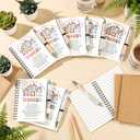 Motipuns 8 Set Social Worker Appreciation Gift Bulk Volunteer Notebooks and Ballpoint Pens Inspirational Appreciation Notepads for Women Men Volunteer Social Worker Graduation Coworker
