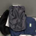 Wegreeco Washable Male Dog Belly Band - Pack of 3 - Washable Male Dog Belly Wrap, Small Doggie Dog Diapers Male for Doggy Puppy (Black, Charcoal, Navy, Small)