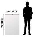 Aluf Plastics 23-26 Gallon 0.9 MIL Clear Garbage Bags With Drawstrings Fits Slim Jim Trash Cans - 28.5" x 39" - Pack of 200 - For Home, Office, Industrial, & Municipal