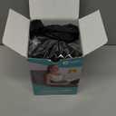 Wedge Pillow for Sleeping - Inflatable Leg Elevation Pillow for Swelling,Circulation,Leg & Back Pain Relief,Leg Support Pillow,Leg Wedge Pillows for After Aurgery,Hip,Foot,Ankle Recovery (Black) (Medium)