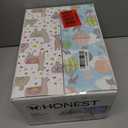 The Honest Company Comfort Dry Disposable Daytime Diapers for Sensitive Skin, Hypoallergenic, Above It All + All the Alpacas, Club Box Size Newborn 72 Count