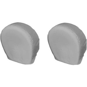 Explore Land Tire Covers 2 Pack - Tough Tire Wheel Protector for Truck, SUV, Trailer, Camper, RV - Universal Fits Tire Diameters 35-38.75 inches, Charcoal