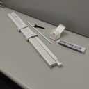 DEZ FURNISHINGS Cordless 1" Mini Blind, 30" W x 48" H, Pearl White