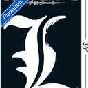 Death Note - L Symbol Wall Poster, 34L x 22.4W, Premium Unframed Version