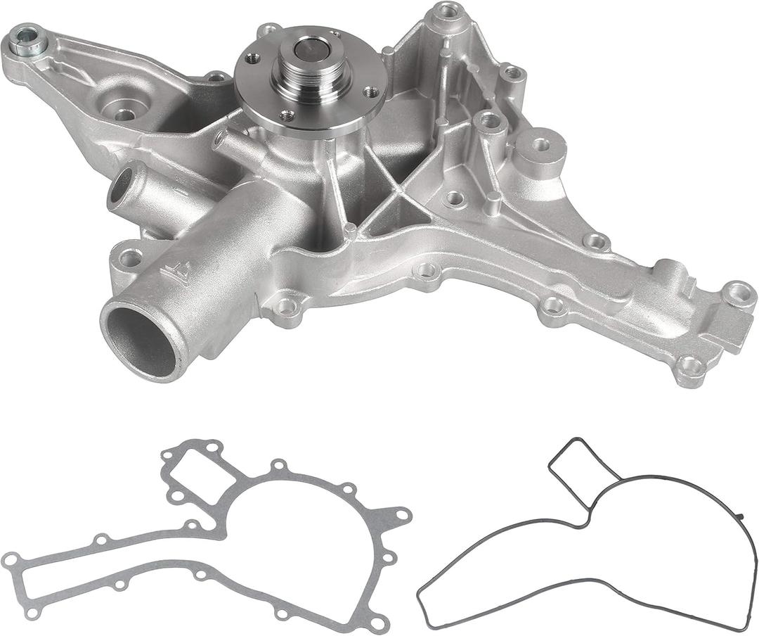 IRONTREE AW9379 Water Pump Kit W/Gasket for 04-08 Chrysler Crossfire, 98-06 Mercedes-Benz C240 C280 C320 CLK320 CLK500 E320 E430 E500 ML320 ML350 ML430 S430 S500 SLK320, 2.6L 2.8L 3.2L 3.7L 4.3L 5.0L