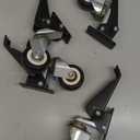 SPACECARE Workbench Casters kit 900Lbs Heavy Duty Quick Release 2 Mounting Options Retractable Workbench Stepdown Caster Wheels Adjustable Polyurethane Durable Steel Construction (Set of 4)