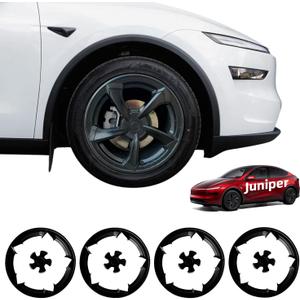 19 in Rim Protector for Model Y Juniper 19" Crossflow Wheel Cover All-in-one Car Tire Trim Ring Rim Case Hubcap for Tesla ModelY 2025 2026 Juniper Accessories