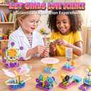 SMILESSKIDDO 100+ Girls Science Kit for Kids Ages 5 6 7 8 10 | STEM Toys for Girl | Birthday Gift Ideas for 5+ Year Old Girls | Learning & Educational Projects with Fun Experiments (8018E)