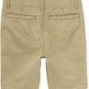 Stretch Chino Shorts (14 Slim, Flax Single)