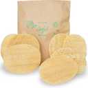 Natural Loofah Exfoliating Body Scrubber (8 Pack) - Organic Loofah for Body - Biodegradable Shower Luffa - Natural Bath Sponges Loufa - Estropajos Para El Cuerpo