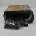 OUSHENG 47in H x 48in W Air Conditioner Fence Privacy Screen, Pool Equipment Enclosure Trash Garbage Can Hider Outdoor for AC Outside Units Garden Balcony Patio, Black