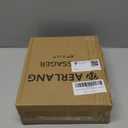 AERLANG Massage Gun with Heat Deep Tissue Back Massager Neck Massager for Pain Relief,Muscle Percussion Massage Gun, Birthday Gifts for Men Women Dad him Handheld Message Gun with 7 Heads & Silent