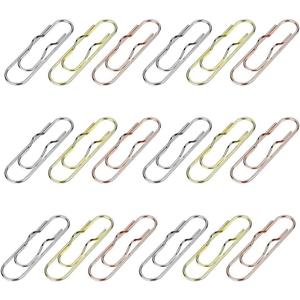 18Pcs Metal Pen Clips Bookmark Pen Holder Pencil Holder Planner Accessories for Notebook Clipboard Journal Planner (Multicolored)