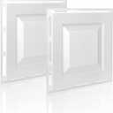 2-Pack 4-Way Ceiling Air Diverter 24"x24", Air Diverter for 2'x2' Ceiling Grid, Tool-Free Installation, Airflow Redirector for Offices, Classrooms, and Commercial Spaces