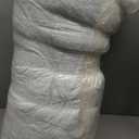 Leg Pillow for Elevation & Support, 24"x22"x8" Memory Foam Cushion with Grey White Patterned Polyester Cover, Ideal for Improving Circulation & Relaxing Leg (Flat to top 8 in)