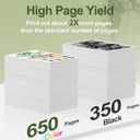 61XL Ink Cartridge Combo Pack Black Color Replacement for HP 61 Ink for HP Ink 61 XL HP61 HP61XL Work with Envy 4500 5530 4630 4502 2540 4635 4632 1510 1512 1000 1010 4501 3510 3050 5535 2542 Printer