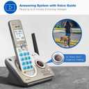 AT&T DL72219 DECT 6.0 2-Handset Cordless Phone for Home with Connect to Cell, Call Blocking, 1.8" Backlit Screen, Big Buttons, intercom, and Unsurpassed Range
