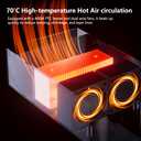 Official Creality Filament Drying Chamber Heater, Up to 70℃ Chamber Temperature Reduce Print Warping DIY for on Filament Sotrage Box, As Heater Install on 3D Printer or Use on Enclsoure Cover