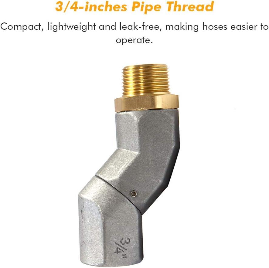 1 PC 3/4 Inch Fuel Swivel with Roating Connector Fuel Hose Connector NPT Connector Fuel Plane Swivel