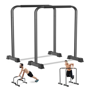 Dip Bar, 2-in-1 Adjustable Dip Stand Station for Home Workout, Heavy Duty Parallel Bars Workout Equipment for Strength Training Dip Bar, 2-in-1 Adjustable Dip Stand Station for Home Workout, Heavy Duty Parallel Bars Workout Equipment for Strength Training